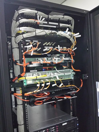 Drillship communication system installation